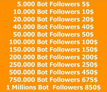 Costi per acquisire Followers Instagram bot followers